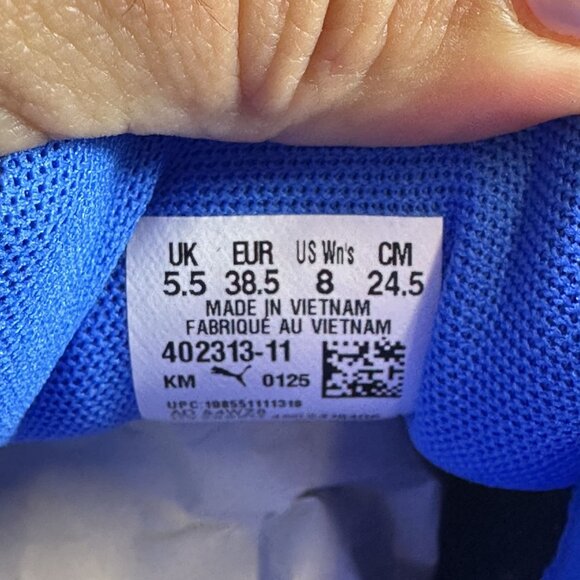 Puma Club II Era Women's size 8 Blue Pink Gum Bottom Platform Shoes - Picture 8 of 8